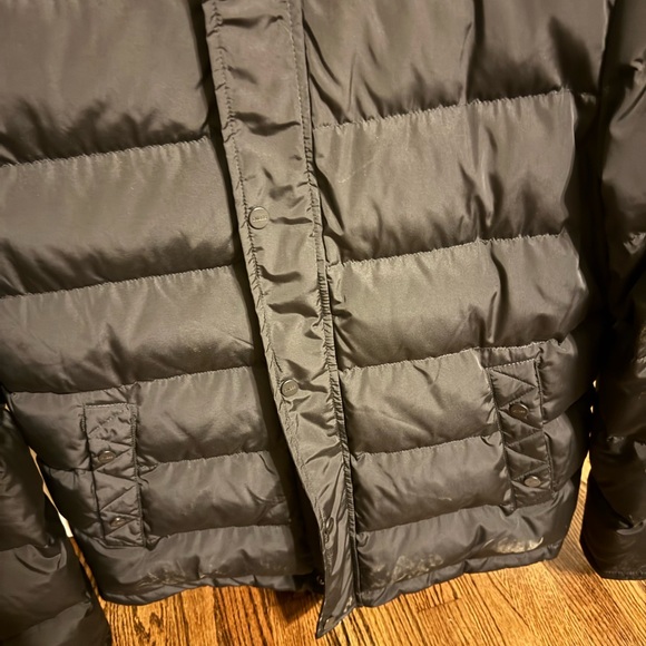 Guess Charcoal Hooded Puffer Jacket - Picture 2 of 6